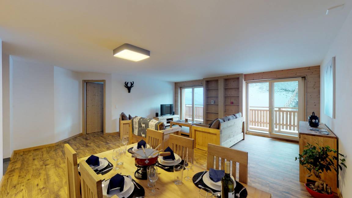Veysonnaz Apartment | 125 m² Apartment ∙ 2 bedrooms ∙ 8 guests