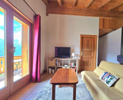 Saint-Martin Apartment | Appartement l'Arzinol avec vue panoramique, St-Martin VS, Val d'Hérens