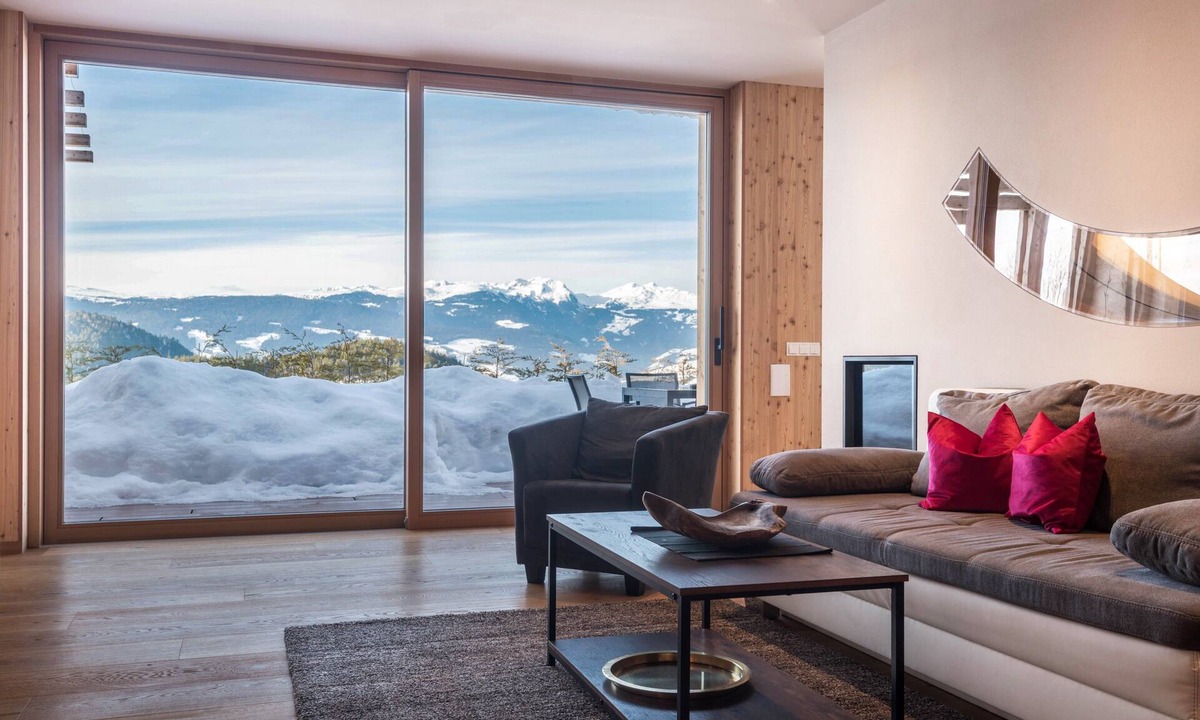 Castelrotto Ski Chalet | Aura Chalets No 3 Apartment with Mountain View, Wi-Fi & Garden