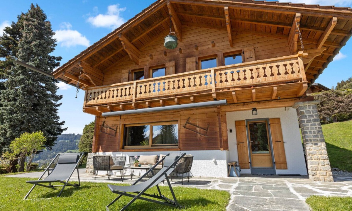 Villars-sur-Ollon Ski Chalet | Chalet élégant avec jardin et parking