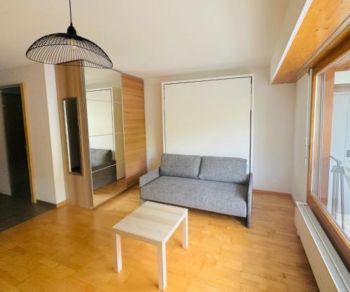 Ovronnaz Apartment | Charmant studio rénové situé dans les bains d'Ovronnaz, immeuble les Sources