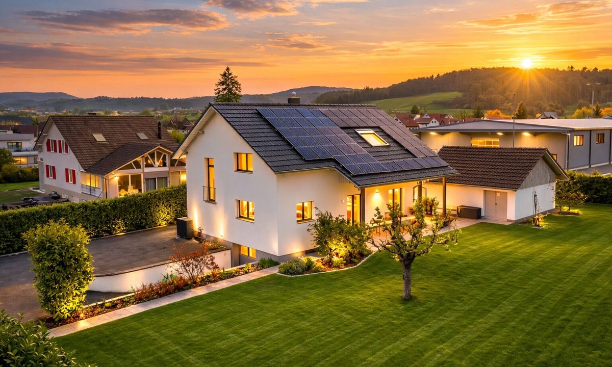 Busserach Apartment | Modern Family Home with Garden & Sunset Views near Basel