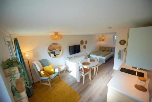 Leysin Apartment | Studio loft avec sauna & terrasses alpines