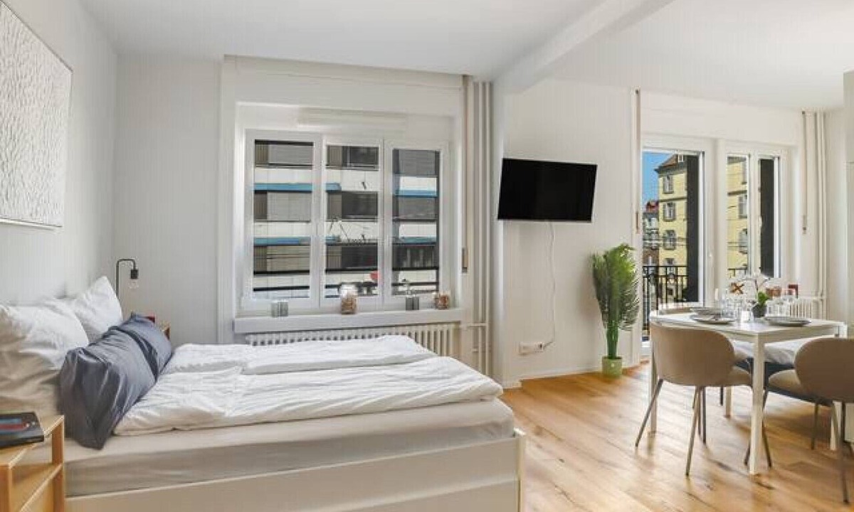 St. Gallen Condo | Stylish studio apartment near the Olma trade fair
