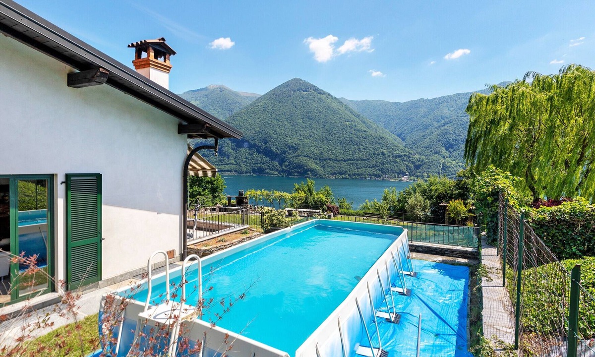 Cima Villa | Villa 'Porlezza Lake View' with Lake View, Air Conditioning, Private Pool, Ultra-Fast Wi-Fi