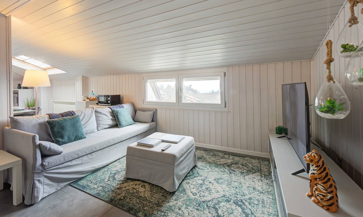 Nebbiuno Apartment | White Paradise Rooftop Stunning Lake View, Nebbiuno, Italy