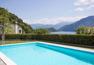 Apartment In Residence Sala Comacina, Lake Como With Pool in Como