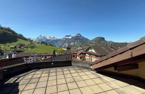 Ruetli Apartment | 4Seasons | Morschach | Family Apartment | Mountain View