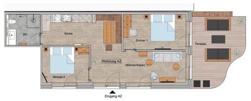 Groemitz Apartment | A2 - Haus Deichwind Königsberger Allee 36 - FERIENDOMIZIL HOLLICH