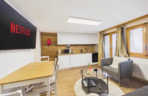 Randa Apartment | Alpine Apartment with Mountain Views near Zermatt