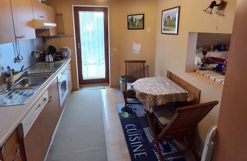 Radolfzell am Bodensee Apartment | Apartment Ferien-Studio Säntisblick with Lake and Alpine Views, Balcony, and Wi-Fi