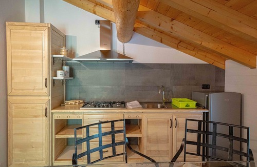 Valtellina Apartment | Apartment 'Rifugio Con Giardino Privato' with Mountain View, Private Terrace and Private Garden