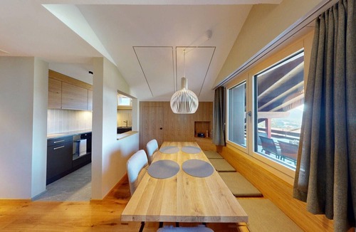 Valbella Apartment | Apartment with Fireplace & Mountain View