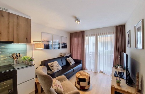 Saas-Fee Apartment | Beautiful apartment for 4 people with WIFI, TV, balcony and panoramic view