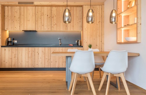Castelrotto Ski Chalet | Beautiful Holiday Apartment "Aura Chalets No 2" with Mountain View, Wi-Fi & Garden