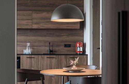 Soprabolzano Apartment | Bella Posta: Design Studio with Ritten View near Bolzano Cable Car