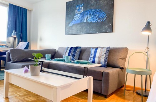 Matthaus Apartment | Bright Apartment with Balcony near Messe - Special BLUE TIGER Apartment, Basel, up to 4 guests