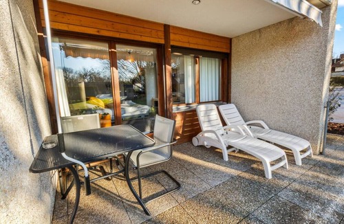 Portalban-Dessous Apartment | Bright studio apartment with a terrace, 5 minutes from the lake