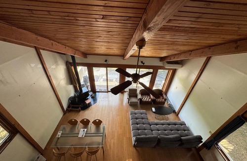 Fujikawaguchiko House | CabinC Private Fireplace, BBQ, Lake Saiko MtFuji