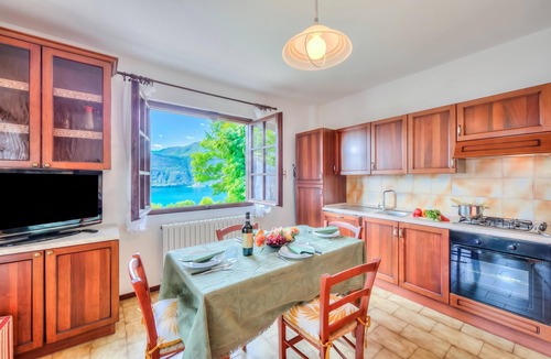 Crabbia House | Casa Serena: Lake Orta View Porch and Garden, Pettenasco, Italy