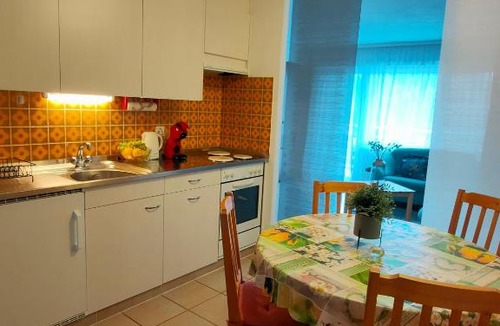 Leukerbad Apartment | Charmant appartement de 3,5 pièces avec balcon