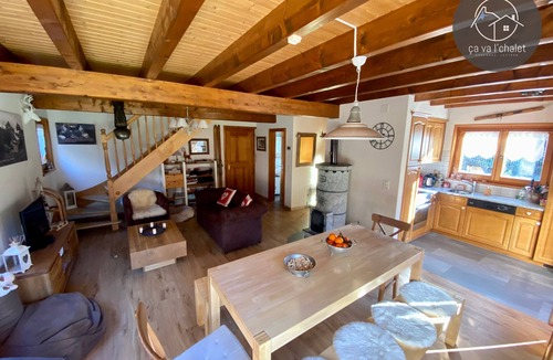 Ovronnaz Ski Chalet | Charming Chalet le Coeur in the center