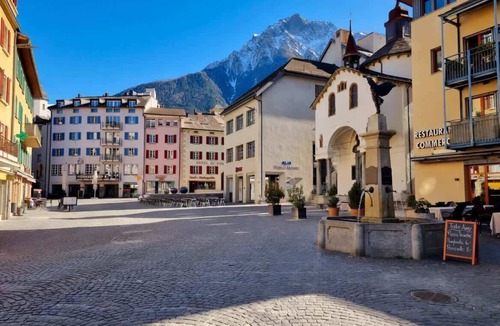 Gamsen Apartment | Charming Garden Apartment Near Brig