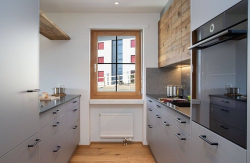 Falera Apartment | Cosy apartment for 4 guests with WIFI, pool, TV, balcony and panoramic view