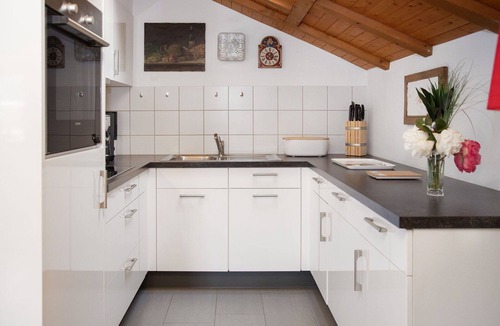 Falera Apartment | Cosy apartment for 5 guests with pool, WIFI, TV, balcony and panoramic view
