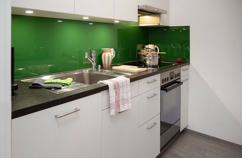 Falera Apartment | Cosy apartment for 5 guests with pool, WIFI, TV, balcony and panoramic view
