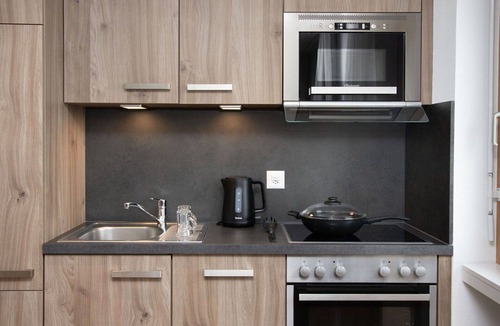 Falera Apartment | Cosy apartment for 6 guests with WIFI, pool, TV, balcony and panoramic view