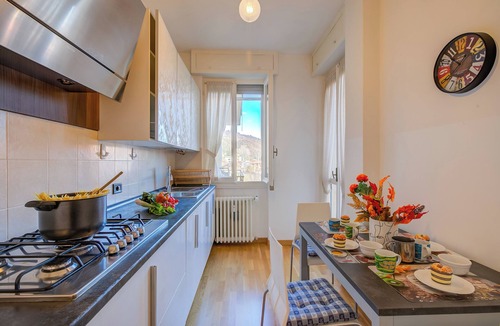 Meina Apartment | Dolce Orizzonte: 2 Balconies, 50 meters from the Lake Maggiore, Meina, Italy
