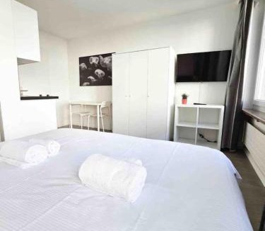 Sihlfeld Apartment | Downtown Deluxe Studio with Queen Bed BE-25