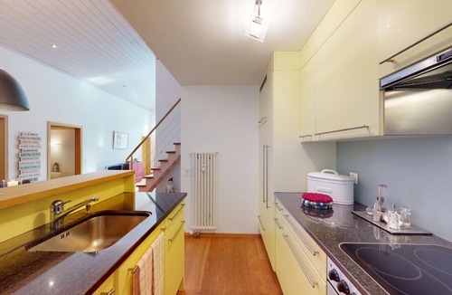 Lenzerheide Apartment | Duplex apartment with fireplace at the ski lift