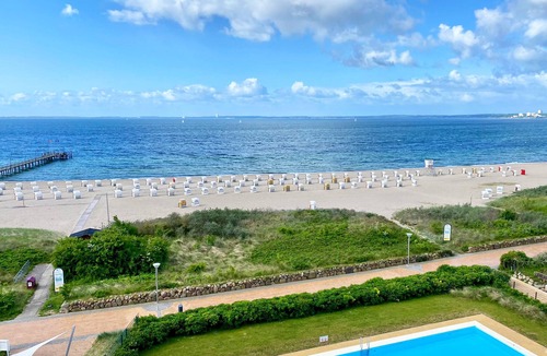 Pelzerhaken Apartment | Fantastic, modern sea view apartment for 2 people with balcony, sauna and pool
