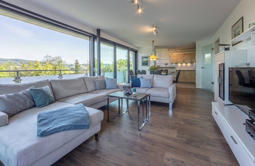 Gaienhofen Apartment | Fewo Konrad - beautiful modern vacation apartment with partial lake view, dogs welcome