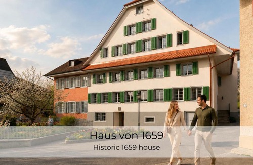 Gunzwil Apartment | Historisches Bijou bei Luzern, nahe Seen und Bergen