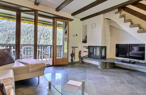 Ovronnaz Apartment | Jorasse A6 - 3 bedroom duplex - Ovronnaz center - stunning mountain views
