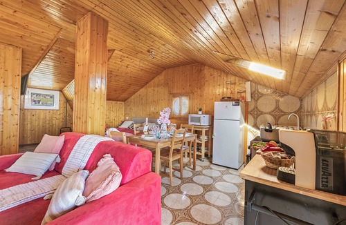 Nebbiuno Apartment | La Mansarda Sul Lago: Rustic Attic Studio with Balcony & Parking, Nebbiuno, Italy