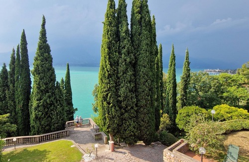 Torri del Benaco Apartment | Lake Garda View Historic Villa Apartment + Pool