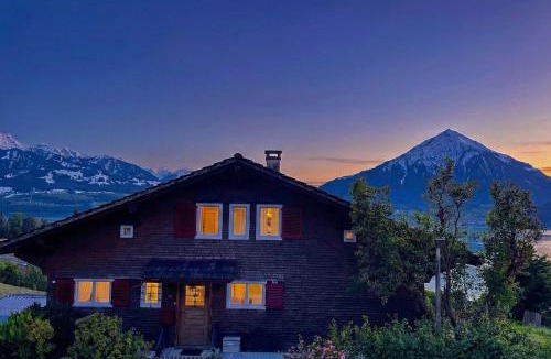 Merligen Ski Chalet | Lake Thun Alps Scenic Views and Concierge by SwissHut