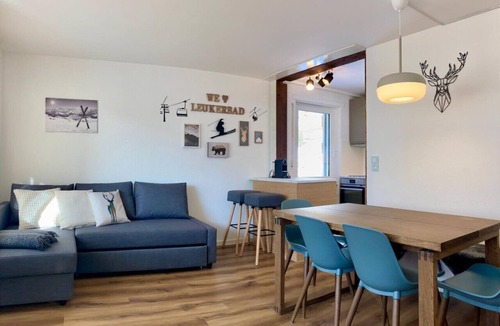 Leukerbad Apartment | Large 1 bedroom - free parking - dream views-