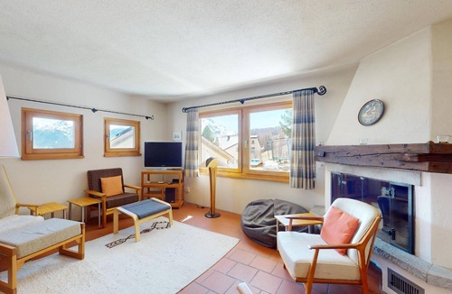 Samedan Apartment | Large 4½-room appartment (122m²) on the ground floor in a quiet location, direct