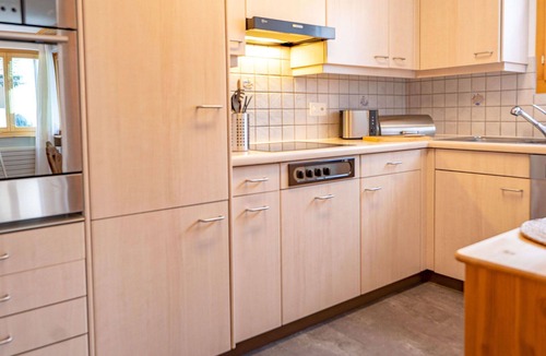 Sils-Maria Apartment | Lovely apartment for 4 guests with WIFI, TV, patio and pets allowed