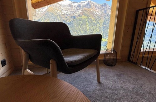 Champery Ski Chalet | Mountain chalet in Champéry, with panoramic view of the Dents du Midi mountains