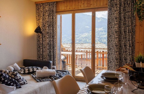 Veysonnaz Apartment | Nice apartment for 3 guests with WIFI, TV and balcony