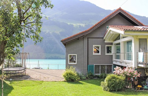 Lungern Apartment | Nice apartment for 6 guests with WIFI, patio and panoramic view