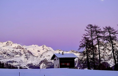 Champoluc Apartment | Penthouse with Monte Rosa Views, 3 Minutes from the Ski Lifts in Champoluc
