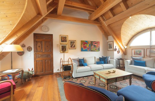 Sils-Maria Apartment | Residenza Alpenrose 26 – 4.5-room duplex with 360° views