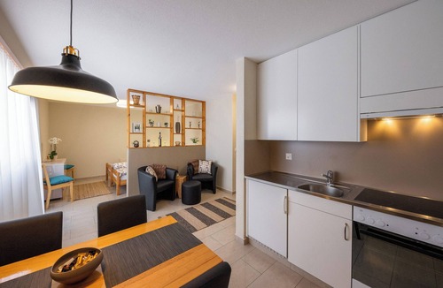 Visperterminen Apartment | Studio Arve Visperterminen - Panoramic view of the Alps
